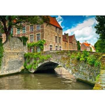 Lais Puzzle - Häuser entlang der Kanäle von Brügge oder Bruges, Belgien - 100, 200, 500 & 1.000 Teile