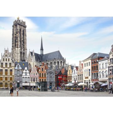 Lais Puzzle - Die St. Rumbold-Kathedrale am Grote Markt. Mechelen - 100, 200, 500 & 1.000 Teile