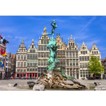 Lais Puzzle - Traditionelle flämische Architektur in Belgien - Stadt Antwerpen - 100, 200, 500 & 1.000 Teile