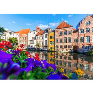 Lais Puzzle - Häuser an einem Kanal in der Altstadt von Gent, Belgien - 100, 200, 500 & 1.000 Teile