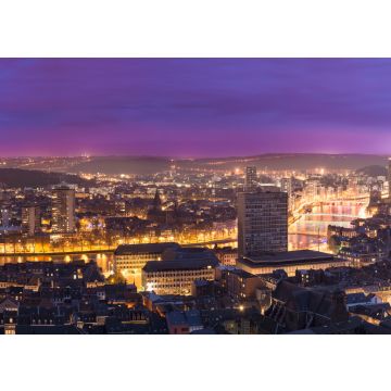 Lais Puzzle - Panorama Abendansicht der Stadt Lüttich in Belgien - 100, 200, 500 & 1.000 Teile
