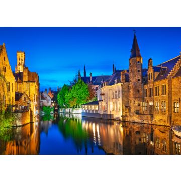 Lais Puzzle - Brügge. Kanal Rozenhoedkaai Blick auf das Haus Perez de Malvenda - 100, 200, 500 & 1.000 Teile