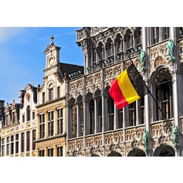 Lais Puzzle - Belgische Flagge auf dem Grand Place Broodhuis in Brüssel - 100, 200, 500 & 1.000 Teile