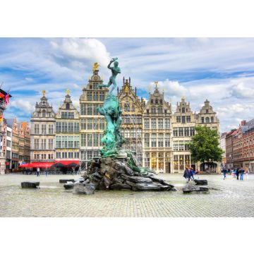 Lais Puzzle - Brabo-Brunnen auf dem Marktplatz, Antwerpen, Belgien - 100, 200, 500 & 1.000 Teile