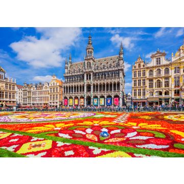 Lais Puzzle - Brüssel, Belgien. Blumenteppich-Festival 2018 - 100, 200, 500 & 1.000 Teile
