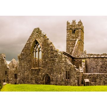 Lais Puzzle - Landschaften in Irland. Ruinen des Klosters Ross Errilly in der Grafschaft Galway. Nationales Monument und best erhaltenes Kloster - 100, 200, 500 & 1.000 Teile