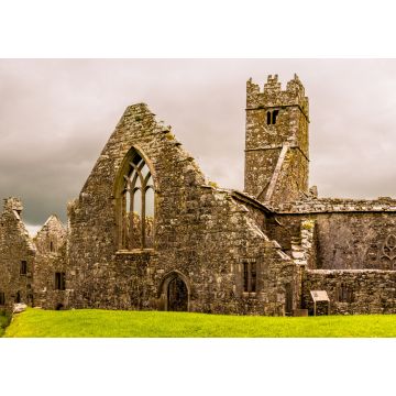 Lais Puzzle - Landschaften in Irland. Ruinen des Klosters Ross Errilly in der Grafschaft Galway. Nationales Monument und best erhaltenes Kloster - 1.000 Teile
