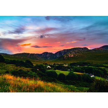 Lais Puzzle - Landschaft in Dunlewey mit verlassener Kirche in Donegal, Irland - 100, 200, 500 & 1.000 Teile