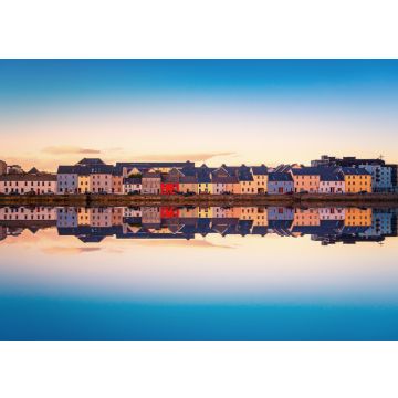 Lais Puzzle - Schöner Panoramablick auf den Sonnenuntergang über dem Claddagh Galway in Galway City, Irland - 100, 200, 500 & 1.000 Teile