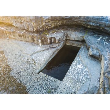 Lais Puzzle - Luftaufnahme des berühmten "Wurmlochs" (Poll na bPeist auf Gälisch) in Inishmore, Aran-Inseln, Irland - 100, 200, 500 & 1.000 Teile