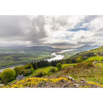 Lais Puzzle - Die irische Grenze, Flagstaff Viewpoint auf dem Fatham Hill in der Nähe von Newry, von wo aus man einen herrlichen Blick über den Carlingford Lough, die Mourne Mountains und Cooley Mountains - 1.000 Teile