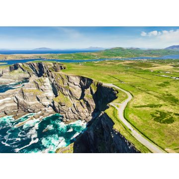 Lais Puzzle - Erstaunliche, von Wellen umspülte Kerry Cliffs, die spektakulärsten Klippen im County Kerry, Irland. Touristenattraktionen auf der berühmten Ring of Kerry-Route - 100, 200, 500 & 1.000 Teile