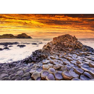 Lais Puzzle - Blick auf den Sonnenuntergang am Giants Causeway in Nordirland - 100, 200, 500 & 1.000 Teile