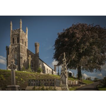 Lais Puzzle - Killeshin Parish Church und Copper Beech Tree an der Grenze zwischen den Grafschaften Carlow und Laois, Irland - 100, 200, 500 & 1.000 Teile