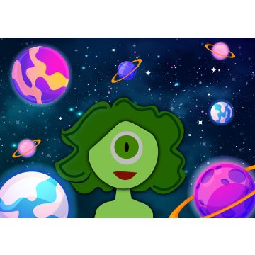 Lais Puzzle - Weiblicher Alien - 100, 200, 500 & 1.000 Teile