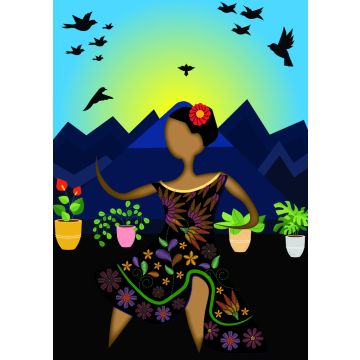 Lais Puzzle - Mexikanische Tänzerin - 100, 200, 500 & 1.000 Teile