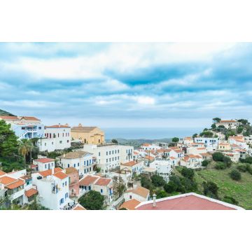 Lais Puzzle - Kea Insel Kykladen Griechenland, Gebäude und Natur Hintergrund - 2.000 Teile
