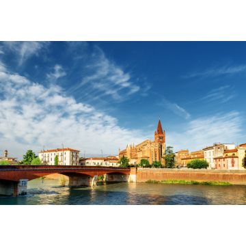 Lais Puzzle - Blick auf die Heiligen Fermo und Rustico von der Etsch, Verona - 2.000 Teile