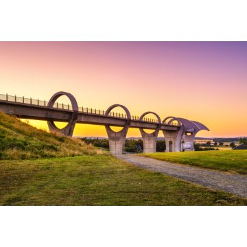 Lais Puzzle - Falkirk Wheel bei Sonnenuntergang, Schottland, Vereinigtes Königreich - 2.000 Teile