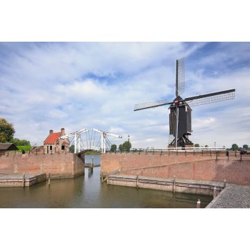 Lais Puzzle - Zugbrücke am Hafen der alten Stadt Heusden, Niederlande - 2.000 Teile