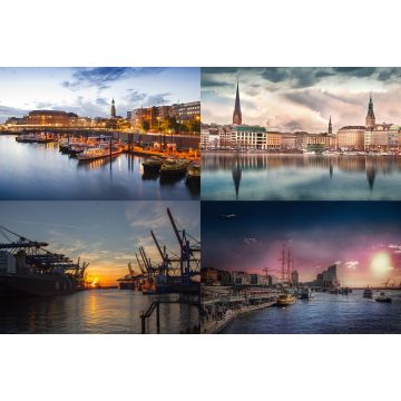 Lais Puzzle - Collage Hamburg - 2.000 Teile