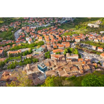 Lais Puzzle - Blick vom Mount Titano, San Marino, auf die Seilbahn - 2.000 Teile