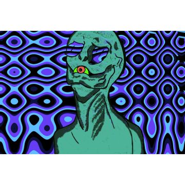 Lais Puzzle - Unmöglich psychedelische Farben: Alien - 2.000 Teile