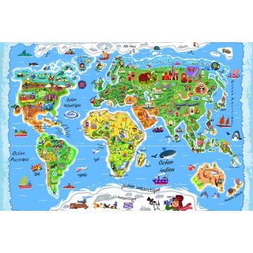 Lais Puzzle - Weltkarte in französisch - 2.000 Teile