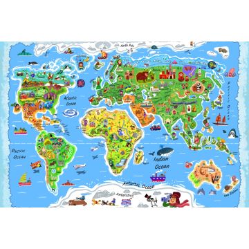 Lais Puzzle - Weltkarte in englisch - 2.000 Teile