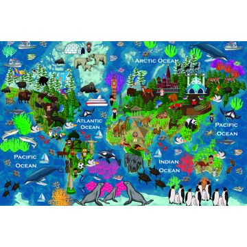 Lais Puzzle - Weltkarte - 2.000 Teile