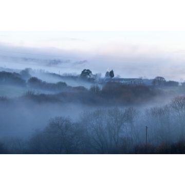 Lais Puzzle - Kalter, nebliger Morgen in walisischer Landschaft - 2.000 Teile