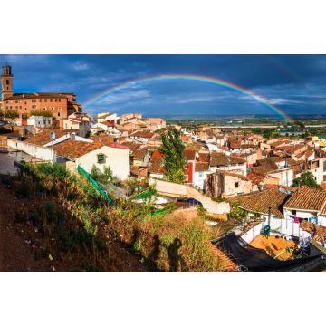 Lais Puzzle - Calahorra, La Rioja, Spanien, mit Regenbogen - 2.000 Teile