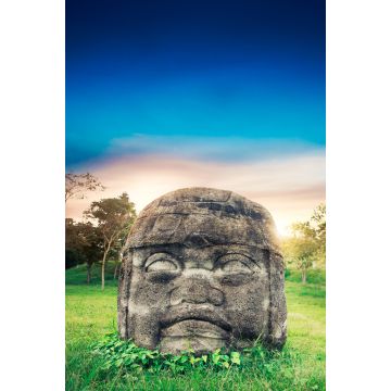 Lais Puzzle - Olmeken-Kolossalkopf in der Stadt La Venta, Tabasco, Mexiko - 2.000 Teile