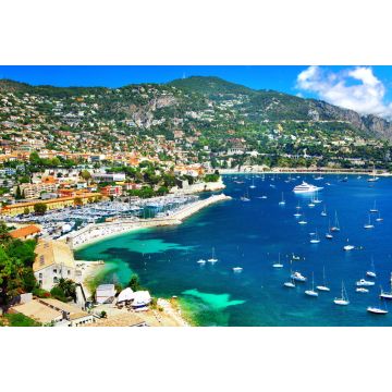 Lais Puzzle - azurblaue Küste von Frankreich - Panoramablick auf Nizza - 2.000 Teile
