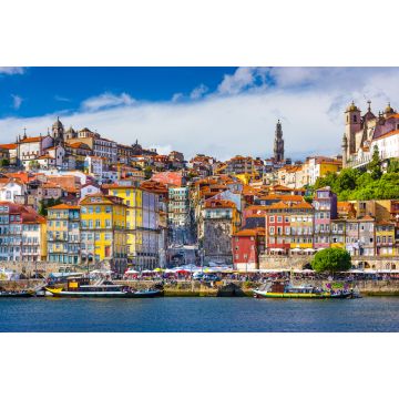 Lais Puzzle - Porto, Portugal Altstadt-Silhouette am Douro-Fluss - 2.000 Teile