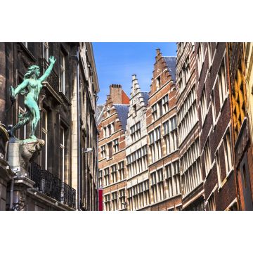 Lais Puzzle - Traditionelle flämische Architektur in der Stadt Antwerpen. Belgien - 2.000 Teile