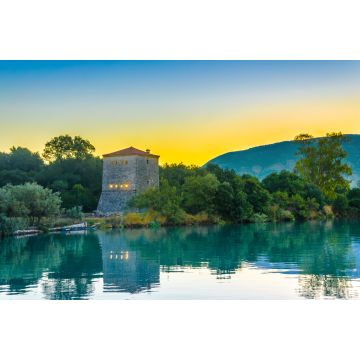 Lais Puzzle - Der venezianische Turm von Butrint, bei Sonnenaufgang in Albanien - 2.000 Teile