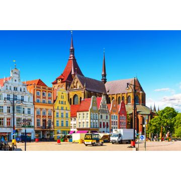 Lais Puzzle - Ansicht der Architektur in Rostock, Bundesland Mecklenburg, Deutschland. - 2.000 Teile