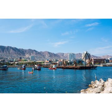 Lais Puzzle - Bunte hölzerne Fischerboote im Hafen von Antofagasta - 2.000 Teile
