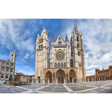 Lais Puzzle - Plaza de Regla und Kathedrale von Leon, Spanien - 2.000 Teile