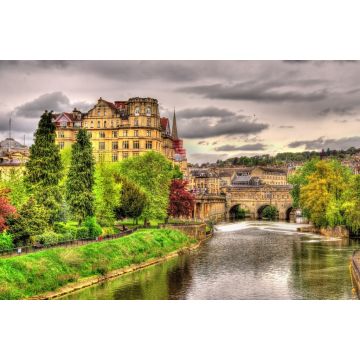Lais Puzzle - Blick auf die Stadt Bath über den Fluss Avon - England - 2.000 Teile