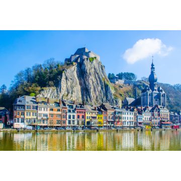 Lais Puzzle - Blick auf die schöne Landschaft von Dinant mit der Zitadelle über der Stadt - 2.000 Teile