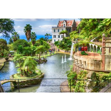 Lais Puzzle - Szenerie des Monte Palace Tropical Garden. Funchal, Insel Madeira, Portugal - 2.000 Teile