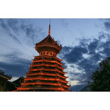 Lais Puzzle - Trommelturm in Zhaoxin, Guizhou, China - 2.000 Teile