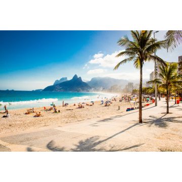 Lais Puzzle - Palmen und Zwei-Brüder-Berg am Strand von Ipanema, Rio de Janeiro - 2.000 Teile