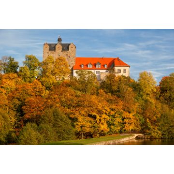 Lais Puzzle - Schlosspark mit dem Schloss Ballenstedt im Herbst - 2.000 Teile