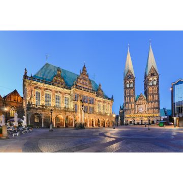 Lais Puzzle - Ansicht von Rathaus und Dom zu Bremen, Bremen, Deutschland - 2.000 Teile