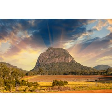 Lais Puzzle - Glass House Mountains National Park in Australien mit dramatischem Sonnenlicht - 2.000 Teile