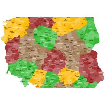 Lais Puzzle - Polen Landkarte - 2.000 Teile