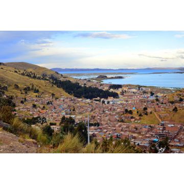 Lais Puzzle - Panoramablick auf die Stadt Puno am Titicaca, Peru - 2.000 Teile